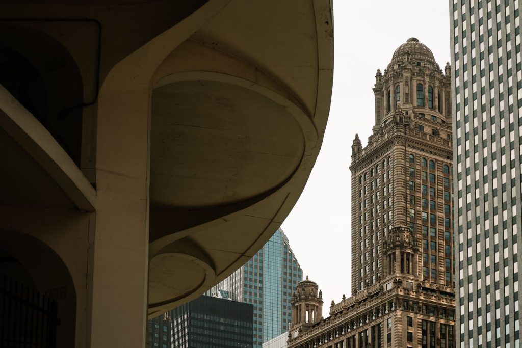 City skyline architecture